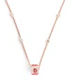 Jacquie Aiche Rose Gold, Diamond And Tourmaline Teardrop Necklace In Gold