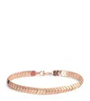 Jacquie Aiche Rose Gold Fishtail Bracelet In Gold