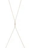 Jacquie Aiche Sophia 14k Yellow Gold Diamond Bodychain In Gold