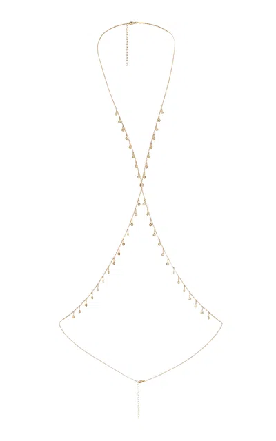 Jacquie Aiche Sophia 14k Yellow Gold Diamond Shaker Bodychain In Gold