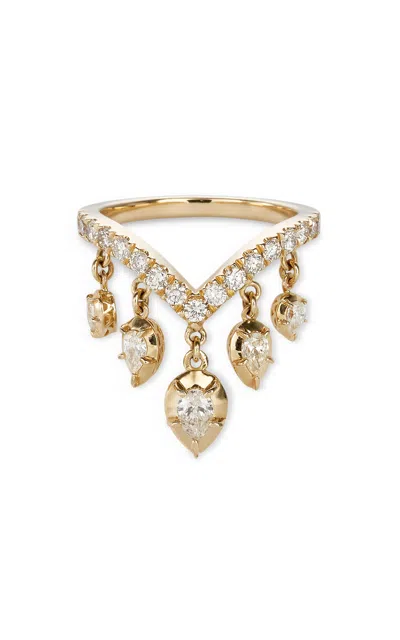 Jacquie Aiche Sophia Diamond 14k Yellow Gold Ring