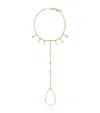 Jacquie Aiche Yellow Gold And Diamond Shaker Finger Bracelet
