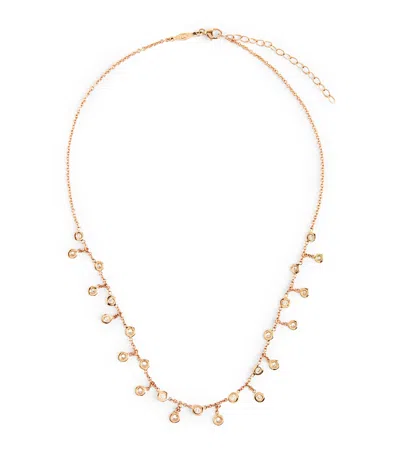 Jacquie Aiche Yellow Gold And Diamond Shaker Necklace