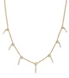Jacquie Aiche Yellow Gold And Diamond Shaker Necklace In Gold