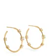 Jacquie Aiche Yellow Gold And Diamond Sophia Hoop Earrings In Gold