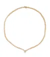 Jacquie Aiche Yellow Gold And Diamond Tennis Necklace In Gold