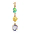 Jacquie Aiche Yellow Gold, Diamond And Mixed Gemstone Single Earring In Gold