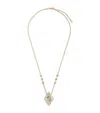 Jacquie Aiche Yellow Gold, Diamond, Moonstone And Opal Inlay Necklace