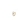Jacquie Aiche Yg Emerald Eyes; Marquise Dia Head Pave Snake Mini Hoop In Gold