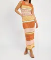 Jacquie The Label Ashlea Dress In Multicolor