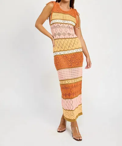 Jacquie The Label Ashlea Dress In Multicolor