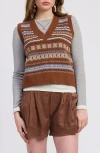 Jacquie The Label Aspen Sweater Vest In Multi