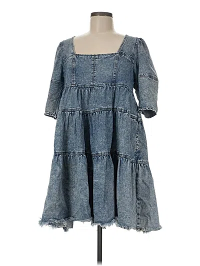 Pre-owned Jacquie The Label Casual Dress In Blue