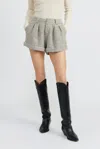 Jacquie The Label Celeste Shorts In Walnut