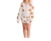Jacquie The Label Daisy Cropped Cardigan In Natural In White