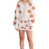 Jacquie The Label Daisy Cropped Cardigan In Natural In White