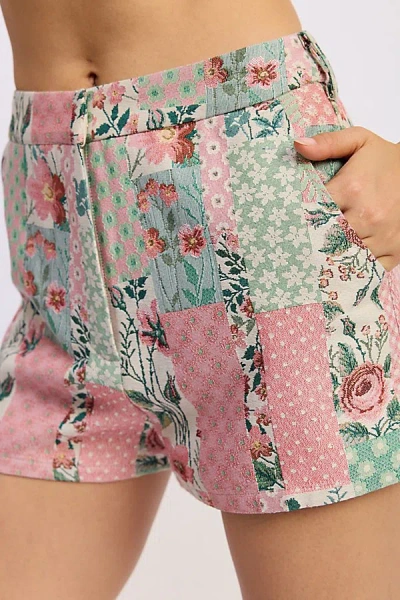 Jacquie The Label Gigi High Waisted Shorts In Pink, Women's At Urban Outfitters