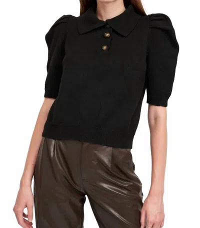 Jacquie The Label Jackie Knit Sweater In Black