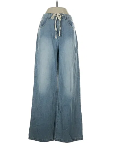 Pre-owned Jacquie The Label Jeans In Blue