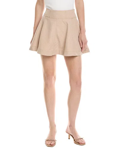 Jacquie The Label Josie Mini Skirt In Brown