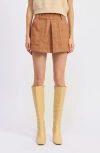 Jacquie The Label Leighton Plaid Skort In Orange