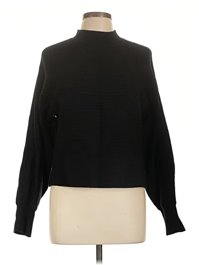 Pre-owned Jacquie The Label Long Sleeve Blouse In Black