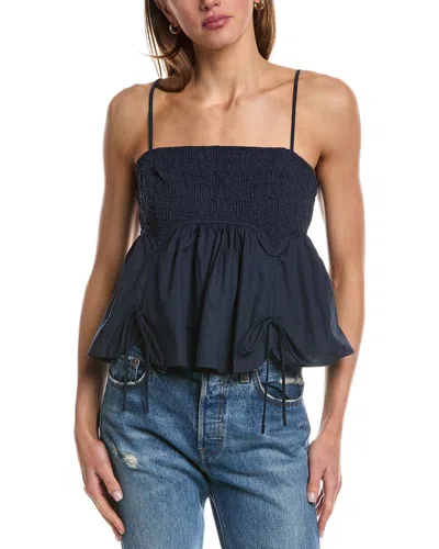 JACQUIE THE LABEL JACQUIE THE LABEL MARIN LINEN-BLENDED TANK TOP