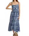Jacquie The Label Oaklynn Maxi Dress In Navy In Blue