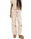 Jacquie The Label Penelope Relaxed Butterfly Pants In Beige In Neutral