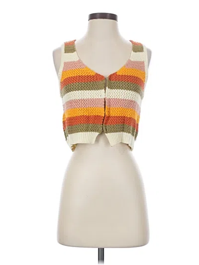 Pre-owned Jacquie The Label Sweater Vest In Yellow