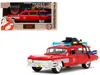 Jada 1959 Cadillac Ambulance Ecto-1 Red "transformers" Tv Series - "ghostbusters" (1984) Movie Crossover  In Red