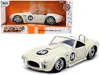 Jada 1965 Shelby Cobra 427 S/c #58 Cream "bigtime Muscle" 1/24 Diecast Model Car By