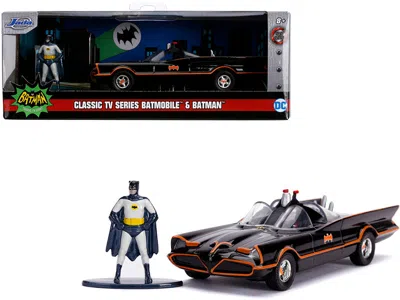 Jada 1966 Batmobile With Diecast Batman Figurine "batman" (1966-1968) Classic Tv Series "dc Comics" "holl