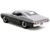 Jada 1967 Chevrolet Impala Ss Silver Metallic And Black "bigtime Muscle" Series 1/24 Diecast Model Car By
