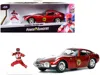 Jada 1967 Toyota 2000gt Rhd (right Hand Drive) Red Metallic And Red Ranger Diecast Figurine "power Ranger