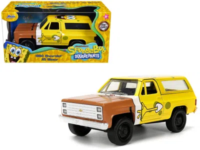 Jada 1980 Chevrolet K5 Blazer "spongebob Star" Livery Yellow "spongebob Squarepants" (1999-current) Tv Se