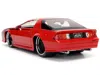 Jada 1985 Chevrolet Camaro Red With Black Stripes "bigtime Muscle" Series 1/24 Diecast Model Car By