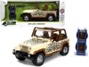 Jada 1992 Jeep Wrangler Tan And Brown With Graphics And Extra Wheels "just Trucks" Series 1/24 Diecast Mo