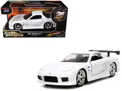 Jada 1993 Mazda Rx-7 "hks" White "the Fast And The Furious" (2001) Movie "25 Years Of Fast & Furious" Ser