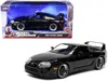 Jada 1995 Toyota Supra Black "fast & Furious" Movie 1/24 Diecast Model Car By