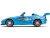 Jada 2001 Honda S2000 Convertible Blue With Graphics "fast & Furious Remix" Series 1/24 Diecast Model Car