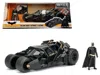 Jada 2008 "the Dark Knight" Tumbler Batmobile With Batman Diecast Figurine 1/24 Diecast Model Car By