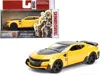 Jada 2016 Chevrolet Camaro Yellow Bumblebee With Robot On Chassis "transformers: The Last Knight" (2017)