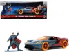 Jada 2017 Ford Gt And Doctor Strange Diecast Figurine "avengers" "marvel" Series "hollywood Rides" 1/32 D