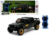 Jada 2020 Jeep Gladiator Pickup Truck "b & M" Black With Graphics With Extra Wheels "just Trucks" Series