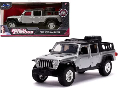 Jada 2020 Jeep Gladiator Pickup Truck Silver With Black Top "fast & Furious" Movie 1/32 Diecast Model Car