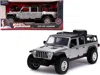 Jada 2020 Jeep Gladiator Pickup Truck Silver With Black Top "fast & Furious" Series 1/24 Diecast Model Ca
