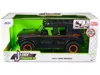Jada 2021 Ford Bronco Matt Black With Orange Stripes And Roof Rack "addictive Desert Designs" "just Truck