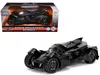 Jada Batmobile Black "batman: Arkham Knight" (2015) Video Game "hollywood Rides" Series 1/32 Diecast Mode In Black