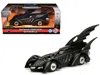 Jada Batmobile Black "batman Forever" (1995) Movie "hollywood Rides" Series 1/32 Diecast Model Car By Jad In Black